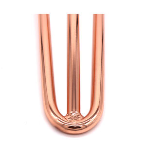 Pied de Table rond en acier doré et Rose, mobilier de luxe moderne, en verre, chromé, idéal pour une salle à manger ou un café, 6 unités - Product Image 3