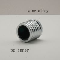 Tapas de aleación de zinc personalizadas para botellas de perfume, tapones de zamac de alta resistencia para fragancias, sellos cilíndricos de alta calidad para perfumes.