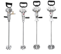 Mélangeur pneumatique de haute qualité pour conteneurs IBC, 0-30L, en acier inoxydable SUS304, agitateur à air haute vitesse avec engrenage central pour le mélange de liquides chimiques