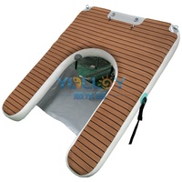 Yacht gonflable flottant Yolloy, jet ski, Seabob, ponton double paroi en PVC, capacité 100-500 kg, 5-10 passagers