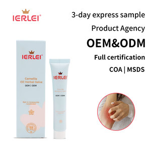 IERLEI OEM/ODM Natürliche Kräuterformel Kamelienöl Hautsalbe für Kinder und Empfindliche Haut Ekzem-Pflege Anti-Juckreiz-Creme - Product Image 1