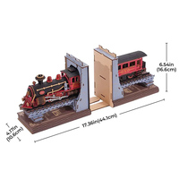 Robotime Miniature Maison TGE01 Century Train Serre-Livres Étagère Kit D'insertion DIY Livre Nook Bois Artisanat 3D Puzzles En Bois
