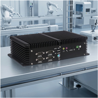 Intel 11th Gen Industrial Computer Case HDMI/VGA Fanless Industrial Pc Mini Pc Box Linux Window 6*RS-232 2*LAN Embedded Chassis
