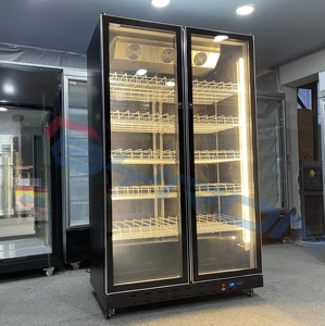 Lujoso Soda Frigo Congelateur Nevera Cerveza Bebida Refrigerador Conjeladores Verticale 2 puertas Display Cooler - Product Image 2