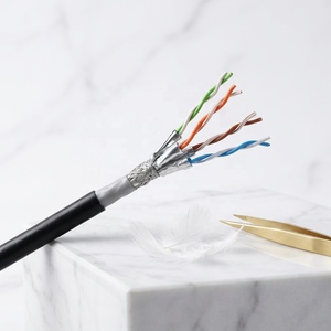Cat7 cavo <span class=keywords><strong>Ethernet</strong></span> 1000mhz 22AWG 23AWG SFTP <span class=keywords><strong>cat</strong></span> <span class=keywords><strong>7</strong></span> CAT6A schermato esterno 100M 500M rete Sftp cavo Lszh Lan Cat7 cavo - Product Image 3