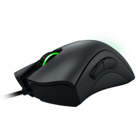 Razer Deathadder Mouse berkabel Esensial, Mouse Gaming USB kabel tangan kanan 2025