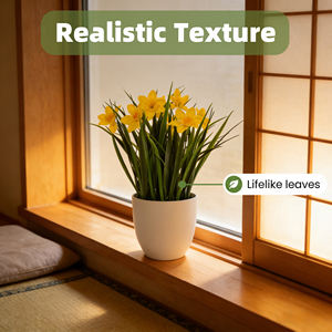 Bunga buatan poliester grosir untuk dekorasi pernikahan, rumah, hotel, pasokan massal - Product Image 4