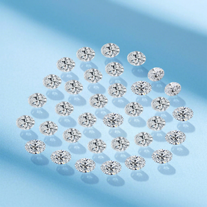 Diamant de laboratoire ovale taille libre 1,5*2mm-4*6mm DEF VS HPHT, diamant de laboratoire de taille mêlée de forme ovale pour la fabrication de bijoux - Product Image 2