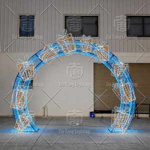 Décoration lumineuse de Noël en forme d'arche, LED, pour extérieur, pour projet de place publique - Product Image 2