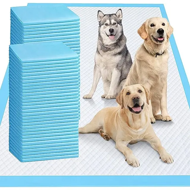 Luxury 6 layer absorbent Waterproof disposable training pet puppy dog pee pads