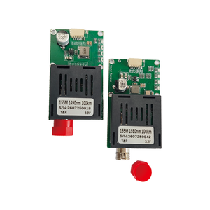 โมดูลรับส่งสัญญาณไฟเบอร์ออปติก TTL ระยะ 100 กม. 5.5-26V อินเทอร์เฟซ FC เหมาะสำหรับโมดูลแปลงสัญญาณ TTL เป็นไฟเบอร์ออปติกสำหรับโดรน - Product Image 1