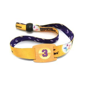 콘서트 전시회 티켓 식별 호텔 지불을위한 맞춤형 13.56Mhz <span class=keywords><strong>RFID</strong></span> 짠 팔찌 NFC 인터페이스 1K 칩 - Product Image 6