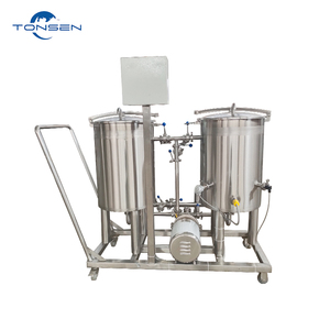 Equipo de Elaboración de Cerveza de 10HL, 20HL y 30HL con Control PLC, Recipiente y Bomba para Producción de Alcohol, Equipo de Fermentación - Product Image 1