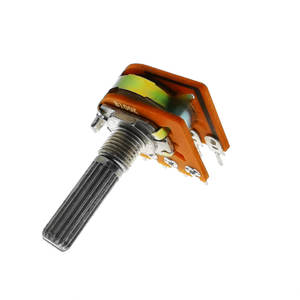 <span class=keywords><strong>Potentiomètre</strong></span> de contrôle du volume audio WH148 20mm 25mm de haute qualité avec interrupteur double <span class=keywords><strong>potentiomètre</strong></span> 8 broches B50K B100K RV16 - Product Image 1