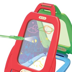 Transparant Tekenbord 4 In 1 Creatief Leren Lcd Tablet Plastic Kunstenaar Ander Educatief Speelgoed Tekentafel - Product Image 3