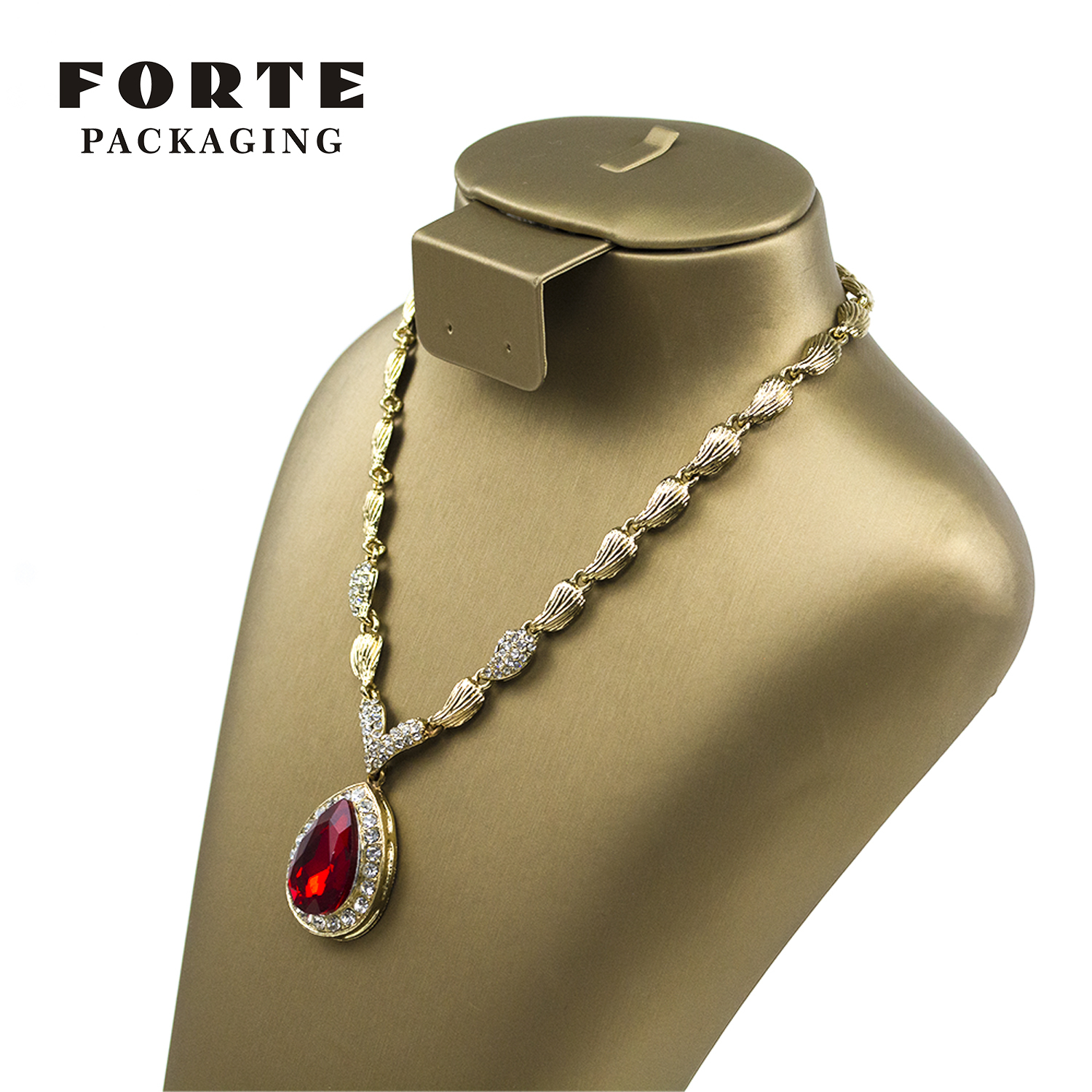 jewellery bust red