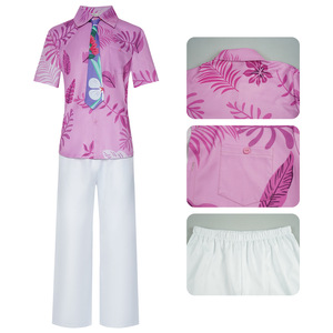 Disfraz de Cosplay de Anime Fox Nick, Camisa y Pantalones Hawaianos, Traje de Policía de Dibujos Animados, Atuendo para Fiesta de Halloween, Ropa de Juego de Rol - Product Image 3