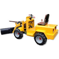 Traktor Mini Listrik Penggerak Empat Roda dengan Pemuat Depan Otomatis dan Backhoe Motor & Mesin Efisiensi Tinggi