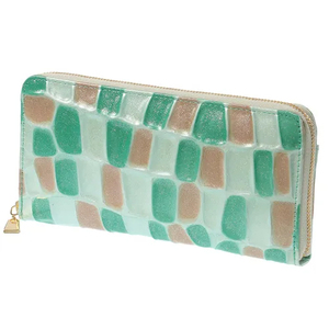 Hot sale luxury designer wallet retro plaid long wallet cow leather leather <b>coin</b> <b>purse</b> money card holder women's fashion bag - Product Image 4