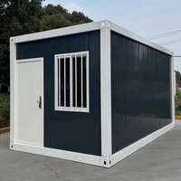 Maison préfabriquée modulaire à faible coût de 20 pieds, conception détachable, conteneur portable, maison mobile en kit, mini-maison