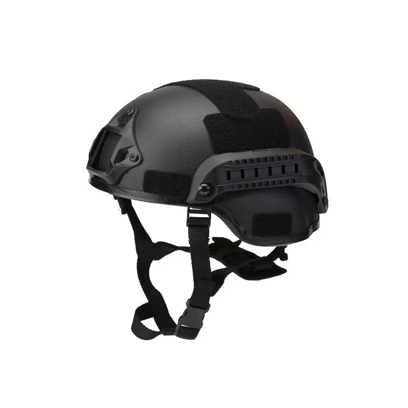 Klaar Om Militaire Mich 2000 Zwarte Beschermende Tactische Helm Nij Iiia Niveau Staal Leger Combat Helm