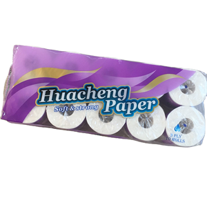 Papel Higiénico de Pulpa Virgen de Lujo Ultra Suave de Alta Calidad, Papel Higiénico de Madera de Bambú, Papel Higiénico para Baño, Fabricante OEM - Product Image 1