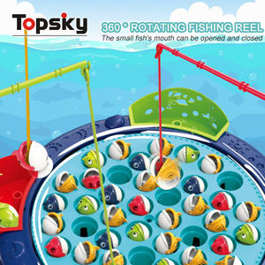 Jeu <span class=keywords><strong>de</strong></span> pêche éducatif précoce drôle jouets Rotation en plastique enfants canne à poisson jeu <span class=keywords><strong>de</strong></span> bureau avec musique jouet <span class=keywords><strong>de</strong></span> pêche pour les enfants - Product Image 3