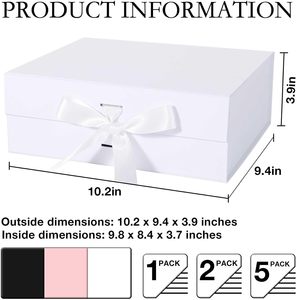 Boîte cadeau en papier pliable magnétique personnalisée en carton rigide pour vêtements de mode, emballage de produits en papier, boîte personnalisée avec logo - Product Image 2