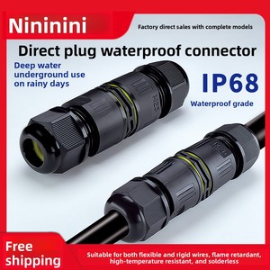 Connecteur de Terminal Enterré pour Lampadaire Extérieur Étanche IP68 en Cuivre Étamé PA66, Boîtier à Trois Noyaux, Paire 2 Entrées-2 Sorties - Product Image 5
