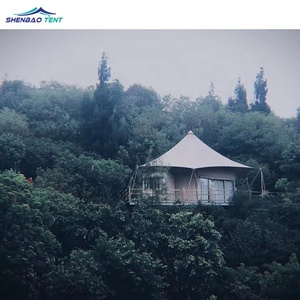 Hot Giá Ngoài Trời Khu Nghỉ Mát Khách Sạn Sang Trọng Lều Glamping Lều Bãi Biển Vải Kiến Trúc Màng Cấu Trúc - Product Image 6