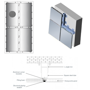 Fabbrica direttamente Custom pannello a nido d'ape in alluminio luce pannello composito Sandwich pannello per il centro commerciale Home Office supermercato - Product Image 5