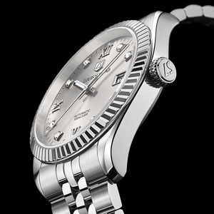 Louis <span class=keywords><strong>Schwab</strong></span> 45 °   Orologio da Uomo Serie Le Mirage LS.33.01.09.01, Movimento Automatico Meccanico Svizzero SW200-1, Acciaio Inossidabile 316L - Product Image 2