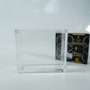 Custom Clear Acrylic Display Box with Magnetic Lid Lightweight Pre Assembled Modern <b>Desktop</b> Decoration - Product Image 3