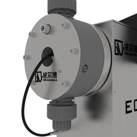 Bomba Dosificadora Digital de Alta Presión con Cabezal de Acero Inoxidable y PVDF, Ajuste Automático de Flujo, Motor BLDC, Bomba de Diafragma IP65 para Químicos