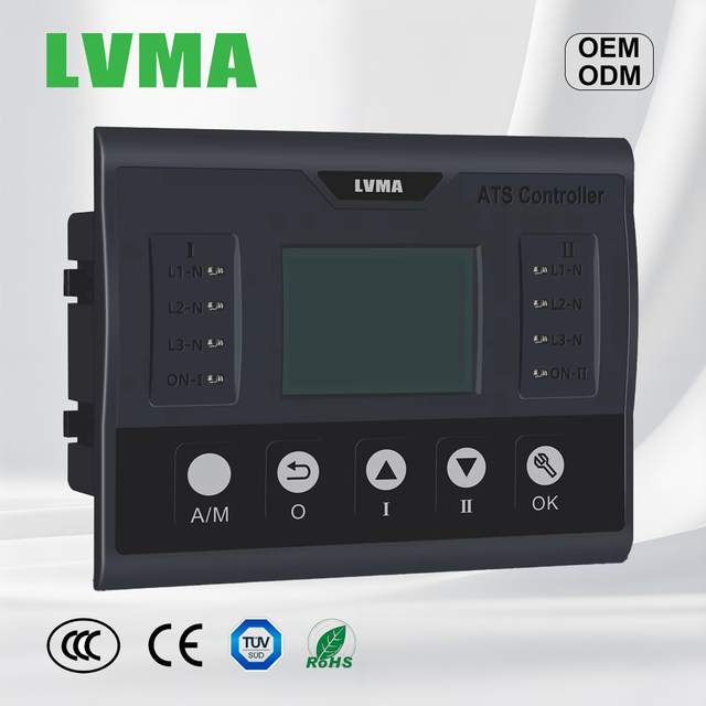 Smart Genset ATS Automatic Transfer Switch Controller Module for Diesel/Gasoline Generators Plastic Material 16A Control Panel