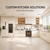 Ensemble de meubles de cuisine modernes haut de gamme en MDF, personnalisables, en bois massif, de luxe, complets, RTA, intelligents et de petite taille
