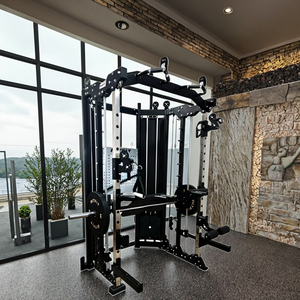 Máquina Smith Multifuncional Comercial de Hierro con Capacidad de 400 kg, Equipo de Gimnasio y Fitness JH-D70 - Product Image 3