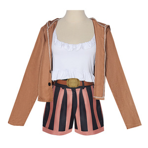Coolmanyuan Jewelry Bonney Disfraz de Cosplay para Mujer Adulta, Conjunto de Top, Pantalones Cortos y Chaqueta de Anime - Product Image 2
