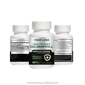 プライベートラベル ボディマジック ハーバルサプリメント 600mg クロロフィリンカプセル クロロフィルパウダー 大人用 エネルギー＆代謝バランス - Product Image 1