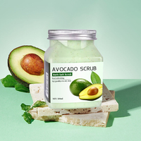 Gommage Corporel Luxueux à l'Avocat, Exfoliant Fin, Entretien Quotidien de la Peau, Pour une Peau Douce et Souple, Soin Corporel Quotidien Intime