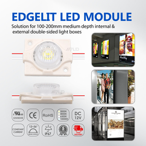 SMD3030 3535 Single Led 12V <b>Lights</b> Module 4636mm Edge Lit <b>Advertising</b> <b>Light</b> <b>Box</b> 1.5W 2.8W Waterproof IP67 12*56° Side Led Module - Product Image 5