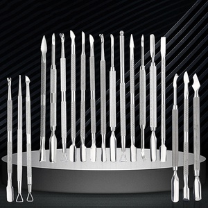 Outil de nail art multifonctionnel à double tête en acier inoxydable pour enlever les peaux mortes et enlever le gel de vernis à ongles - Product Image 2