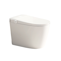 Toilet Pintar Satu Bagian Grosir dengan Pompa Terintegrasi Tanpa Batasan Tekanan Air, Tombol Pengatur, Pemanas, Pelindung Busa, dan Dudukan Berpemanas