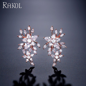 Lacor EP2204 Boucles d'oreilles pour femmes en laiton avec zircon pavé - Product Image 5