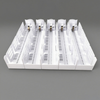 Poussoir à bille à ressort pour étagère, en plastique, pour boissons, canettes et bouteilles, pour présentoirs de supermarché et de réfrigérateur