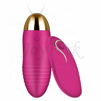 JoyPark Tragbarer Mini-USB-Aufladbarer Ferngesteuerter Bullet-Vibrator für Frauen IPx6 Wasserdicht 10 Frequenzen Latexfrei