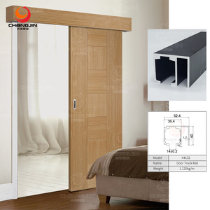 Rail invisible pour porte coulissante haute résistance, profilés <span class=keywords><strong>en</strong></span> <span class=keywords><strong>aluminium</strong></span> pour meubles et design d'intérieur - Product Image 2