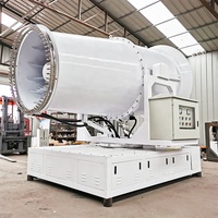 Canon à eau haute pression à portée de 120 m avec pompe à moteur EPA, machine industrielle de suppression de la poussière dans les mines
