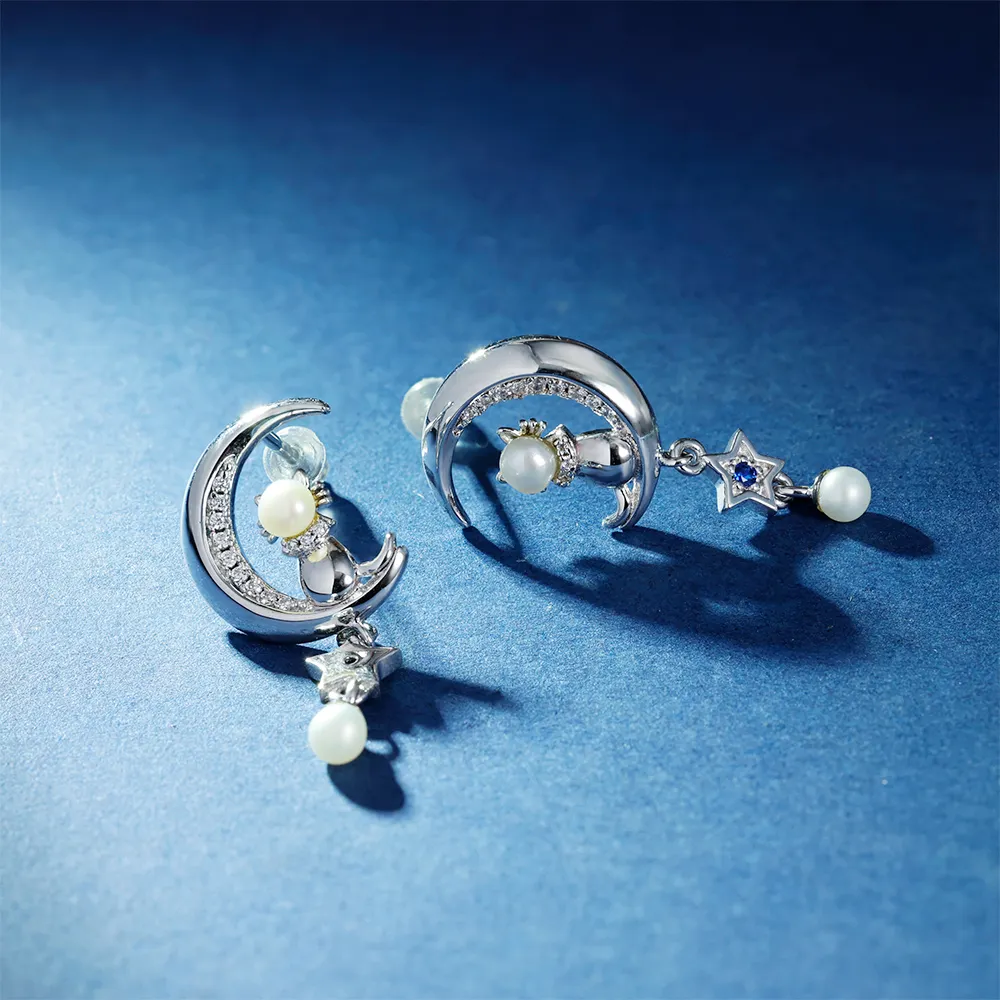 Grace Jewelry Stud Luxury Fashion Nano Spinel 925 Sterling Silver personalizza Statement orecchini gioielli donna