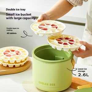 Portable isolé seau à glace décrochage Commercial outil de crème glacée fraîche Camping en plein air boîte d'isolation réfrigérée boîte froide maison - Product Image 5